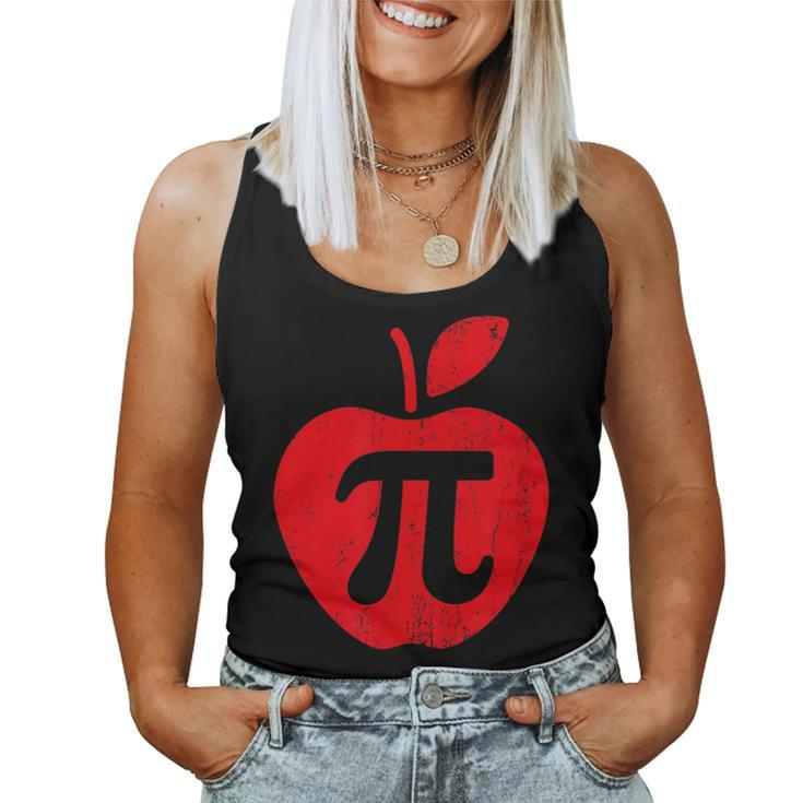 Apple Pi Day  Math Nerd Pie Teacher 314 Women Tank Top