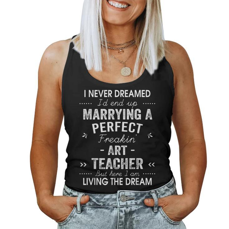 Art Teacher Christmas Xmas Never Dreamed Marrying  Women Tank Top Basic Casual Daily Weekend Graphic