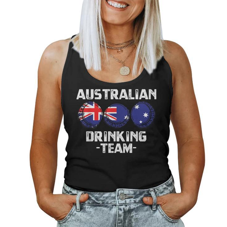 Australian Beer Drinking Team Flag Party Women Tank Top