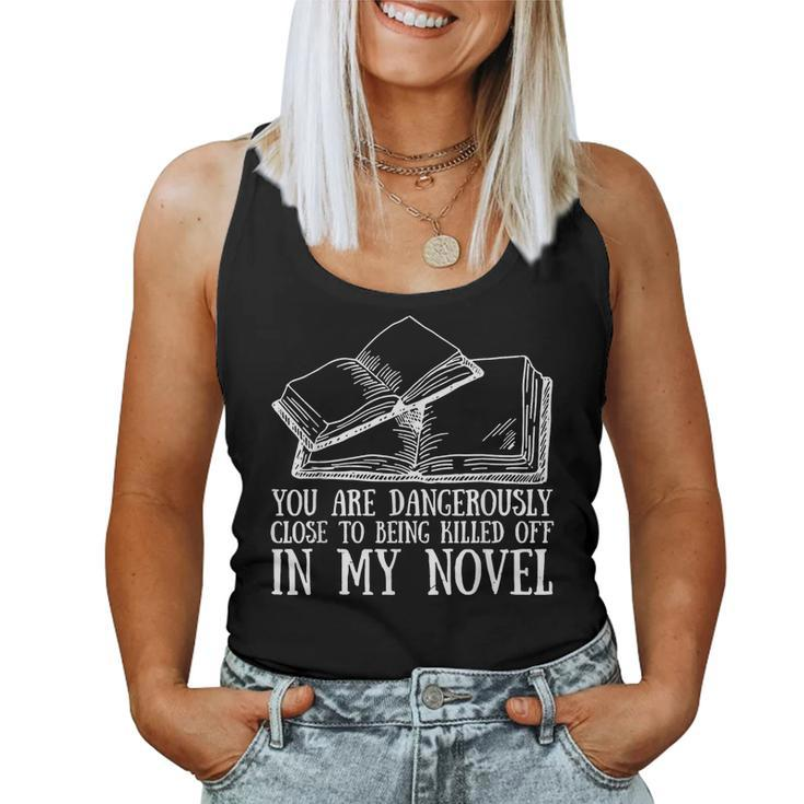 Author Writer Quotes Writing Book Lover Mens Womens Quotes Women Tank Top