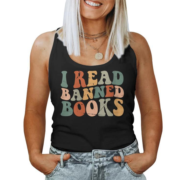 Im With The Banned Book Readers I Read Banned Books Women Tank Top