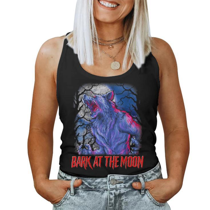 Bark At The Moon You Howling Garou Werewolf Women Tank Top