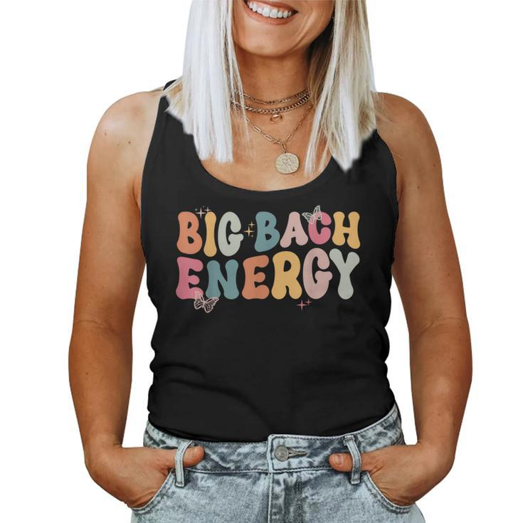 Big Bach Energy Bachelorette Party Bridal Retro Groovy Women Tank Top