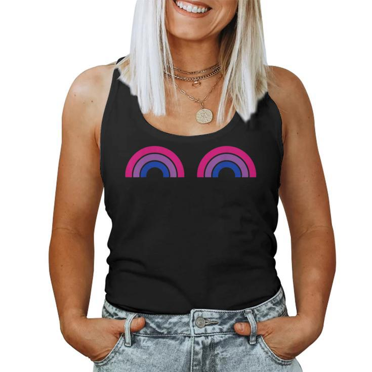 Bisexual Rainbow Boobs Bi Pride Lgbt Pride Women Tank Top