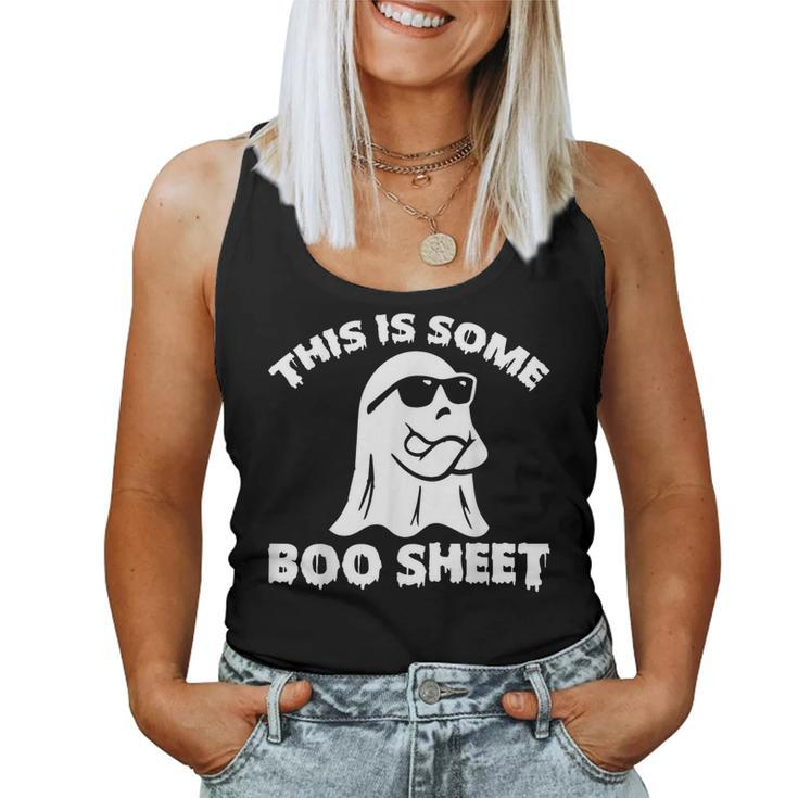 This Is Some Boo Sheet Halloween Ghost For Women Tank Top
