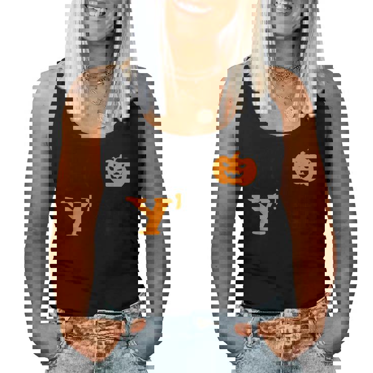 Boo Yall Ghost Halloween Autumn Fall Ghost Halloween Women Tank Top