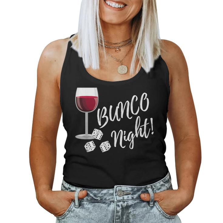Bunco Night Wine Dice T Women Tank Top