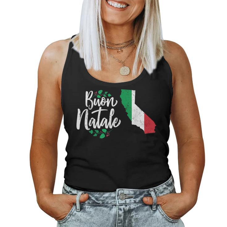 Buon Natale California Italian Christmas Pride Women Tank Top