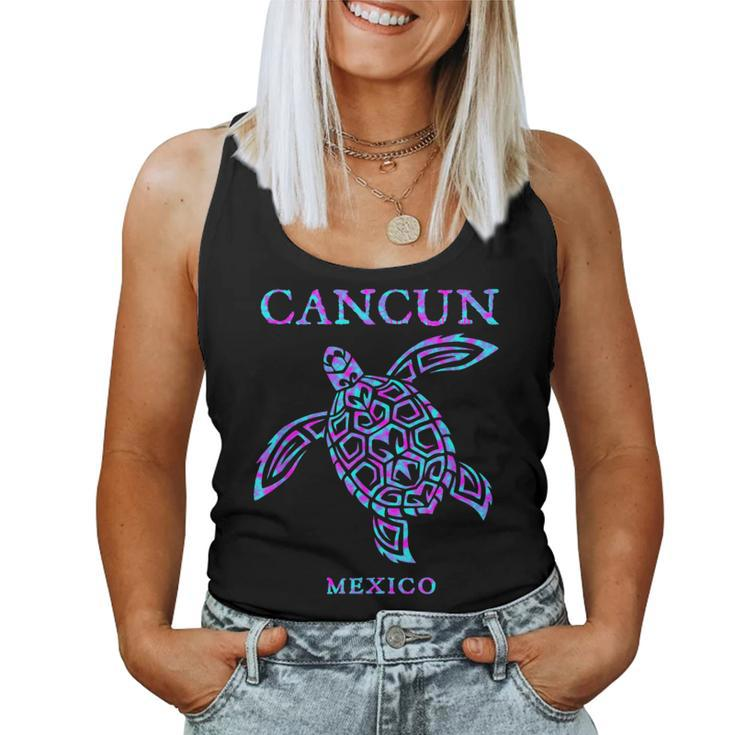 Cancun Mexico Sea Turtle Boys Girls Toddler Women Tank Top