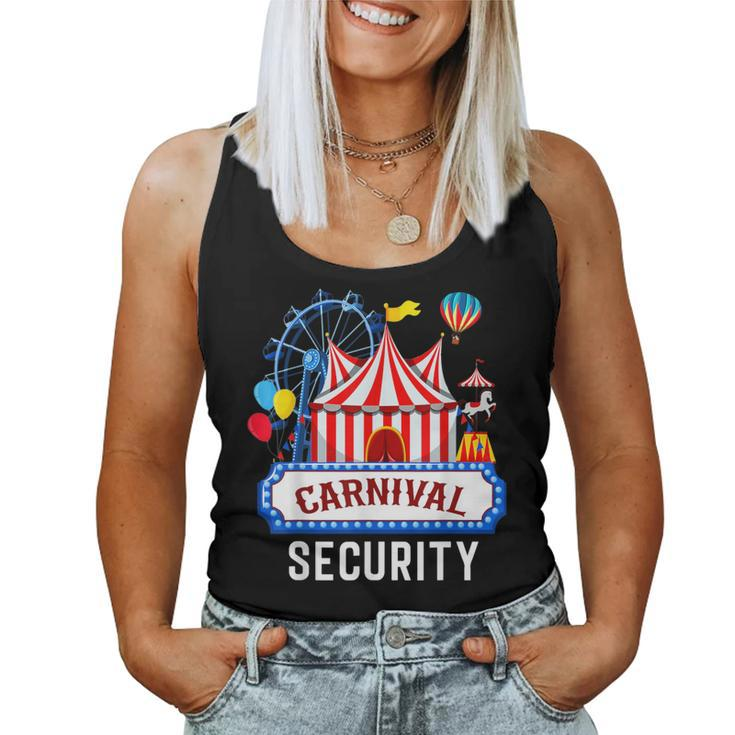 Carnival Security Circus Costume Carny Event Staff Women Women Tank Top