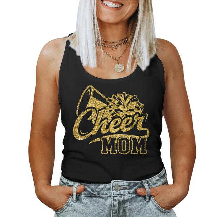 Cheer Mom Biggest Fan Cheerleader Cheerleading Mother's Day Women Tank Top