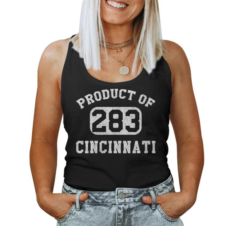 Cincinnati Ohio Vintage Retro Area Code Women Tank Top