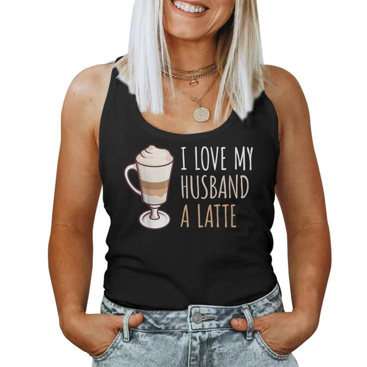 Coffee Latte Macchiato Husband Wife Women Tank Top