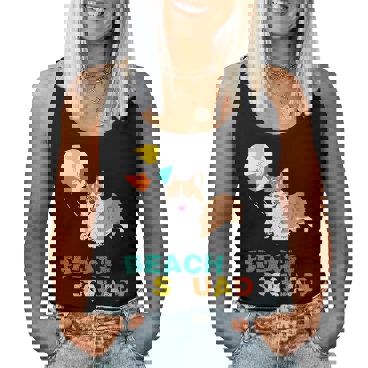 Corgi Beach Squad For Corgi Lovers Saying Women Tank Top Corgi Beach Squad For Corgi Lovers Saying Women Tank Top