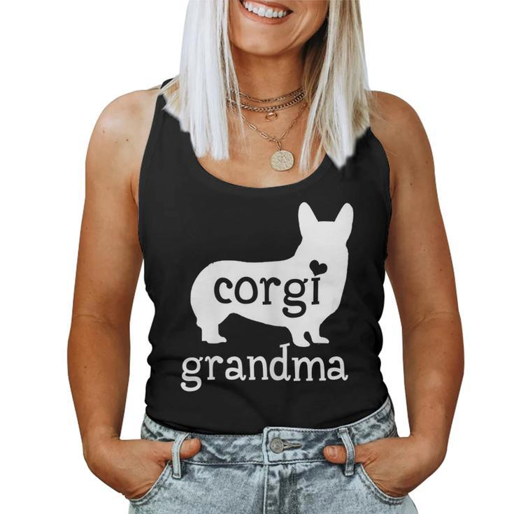 Corgi Grandma Cute Corgi Dog Lover Women Tank Top