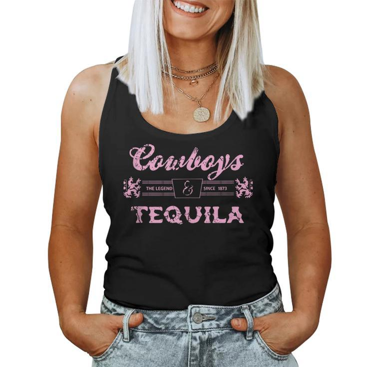Cowboys And Tequila Western Tequila Drinking Drinking s Women Tank Top