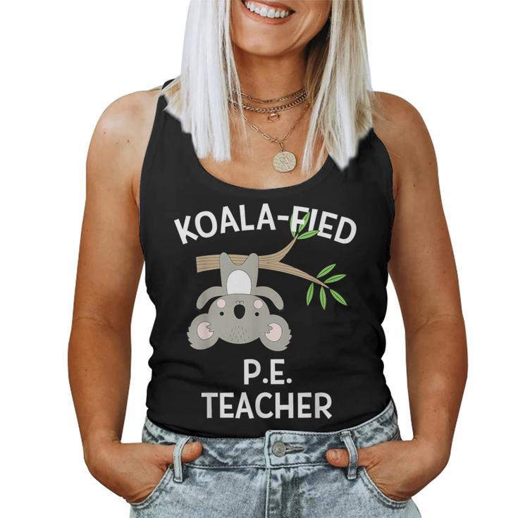 Cute Koala Pe Teacher Pun Gym Women Tank Top