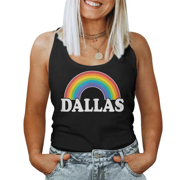 Dallas Tx Gay Pride Women Men Rainbow Lesbian Lgbtq Lgbt Women Tank Top