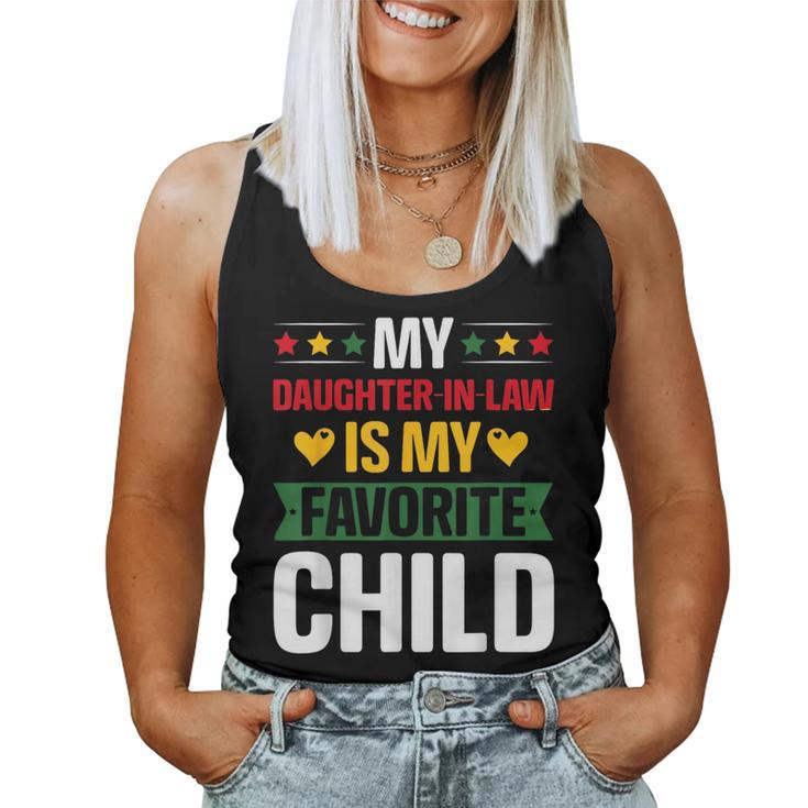 My Daughter In Law Is My Child Father Kid Family Junenth Women Tank Top