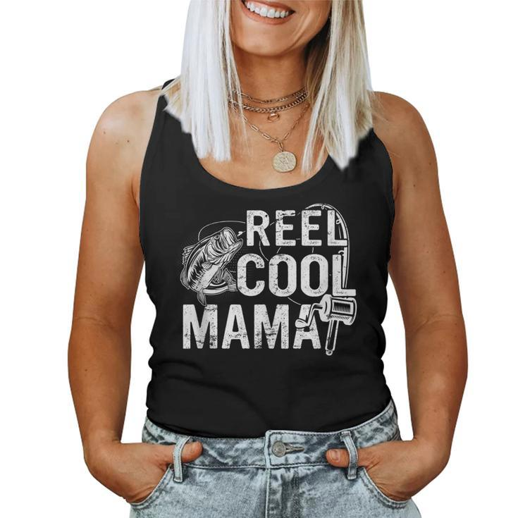 Distressed Reel Cool Mama Fishing For Women Women Tank Top