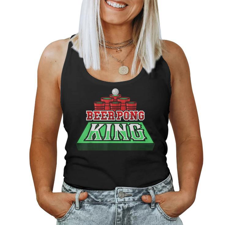 Drinking Games Beer Pong King Alcohol College Party T Women Tank Top