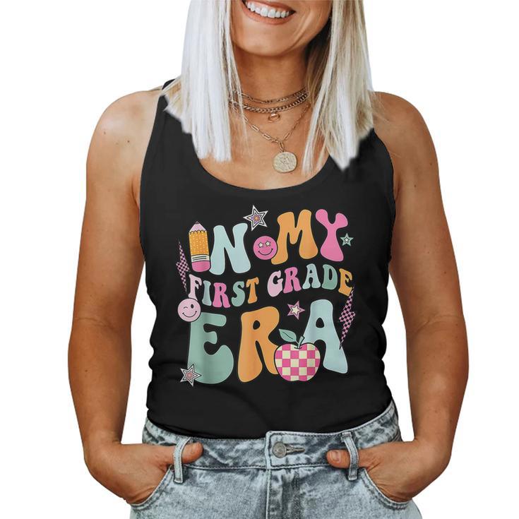 In My First Grade Era Back To School Retro Groovy 1St Grade Women Tank Top