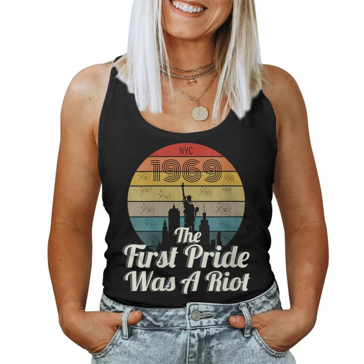 The First Pride Was A Riot Lgbtq 50Th Anniversary Women Tank Top