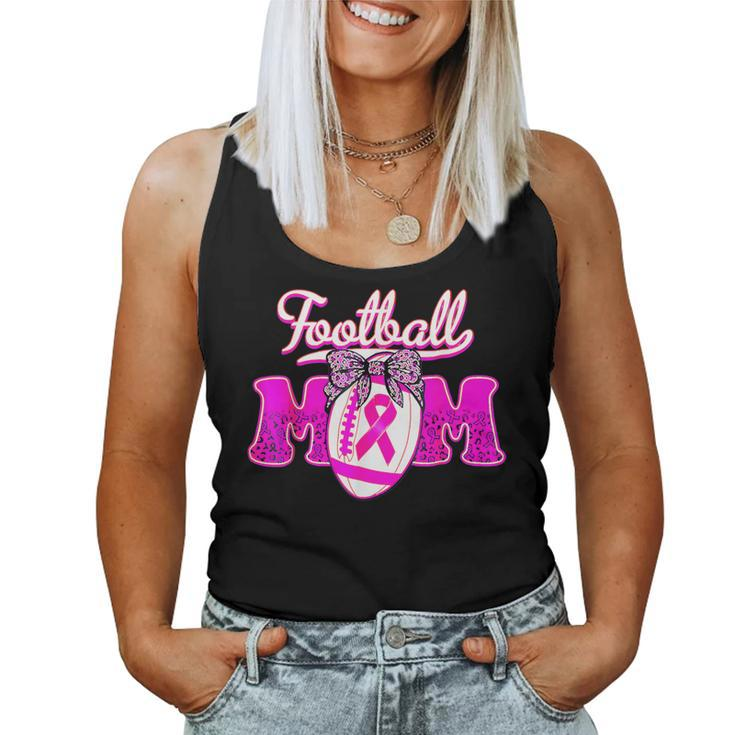 Football Cheer Mom Pink For Breast Cancer Warrior Women Tank Top