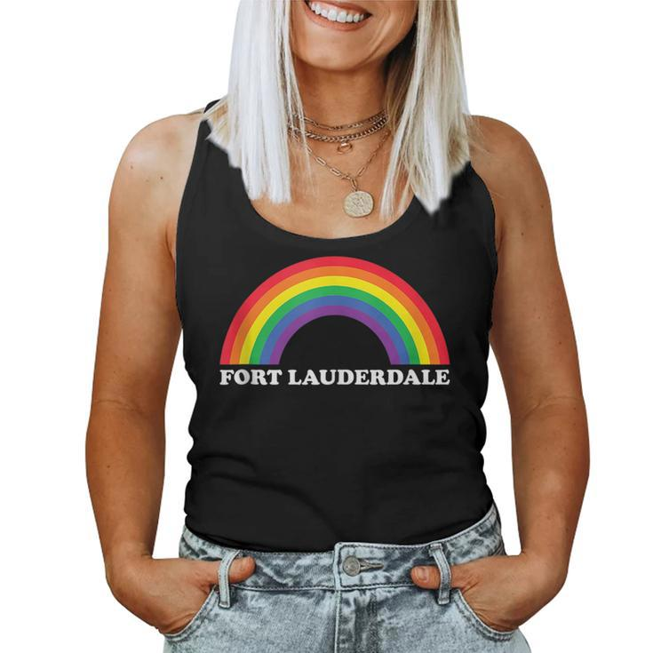 Fort Lauderdale Rainbow Lgbtq Gay Pride Lesbians Queer Women Tank Top