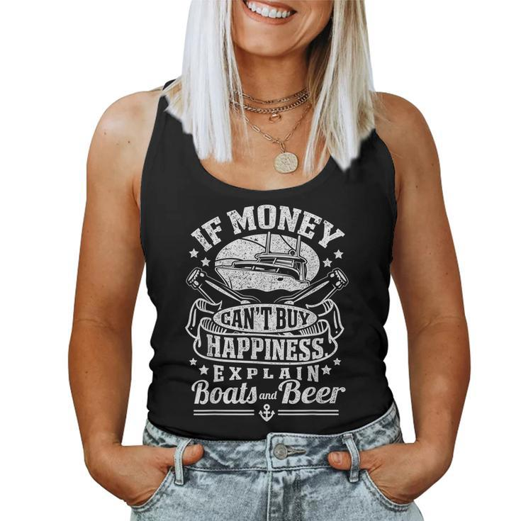 Funny Boating Nautical Captain Boats And Beer Men Women  Women Tank Top Weekend Graphic