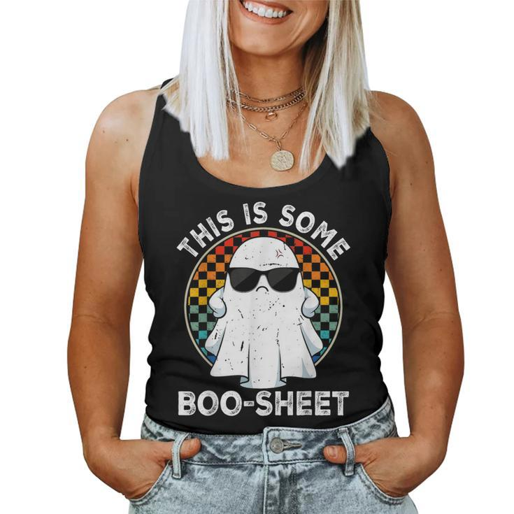 Halloween This Is Some Boo Sheet Costume Women Tank Top