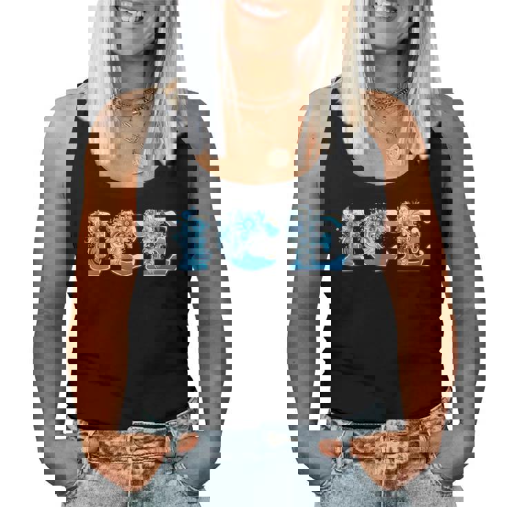 Ice Costume For Halloween Women Tank Top