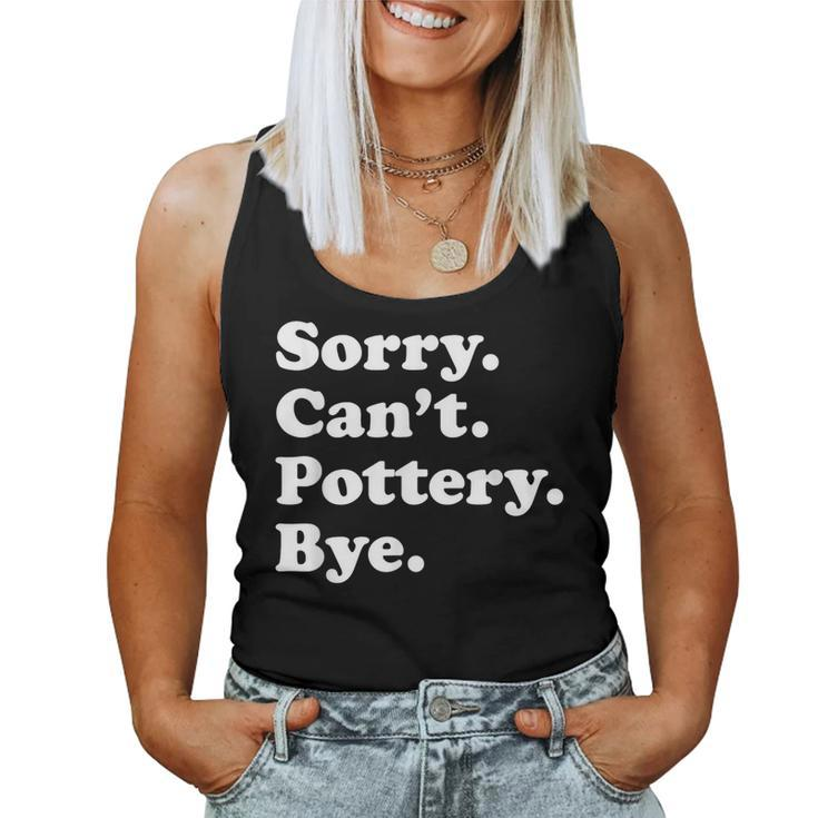 Pottery Sculpting For Boys Or Girls Women Tank Top