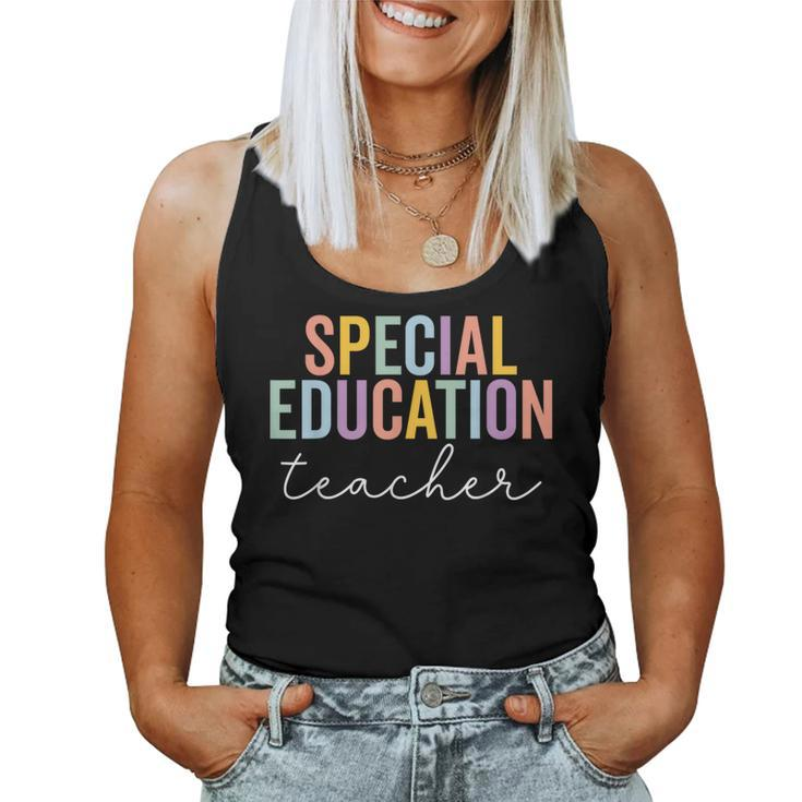Special Education Teacher Appreciation Inspirational Women Tank Top