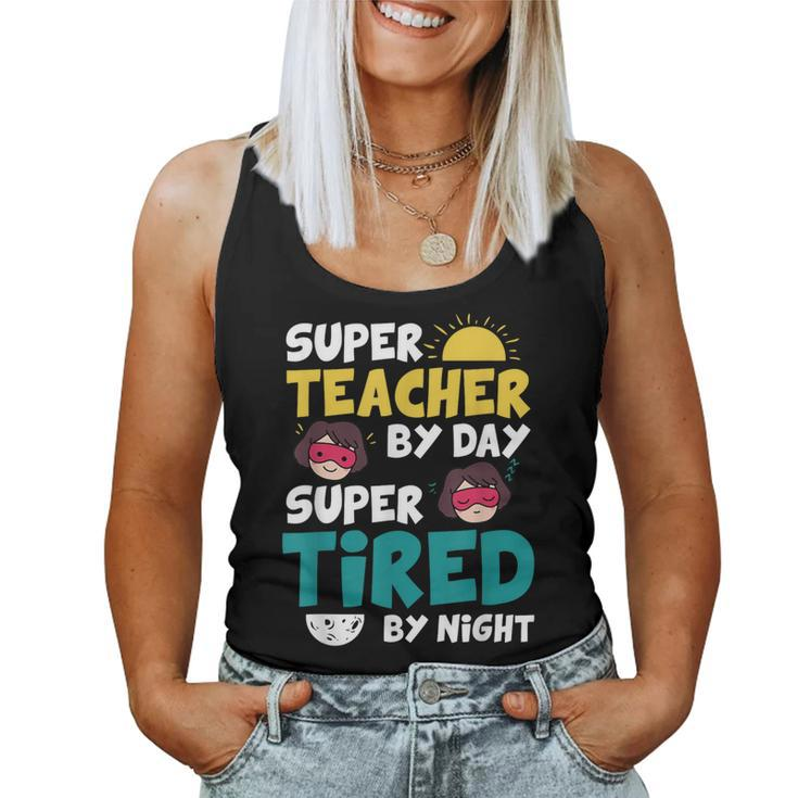 Super Hero Teacher Superheroes Women Tank Top