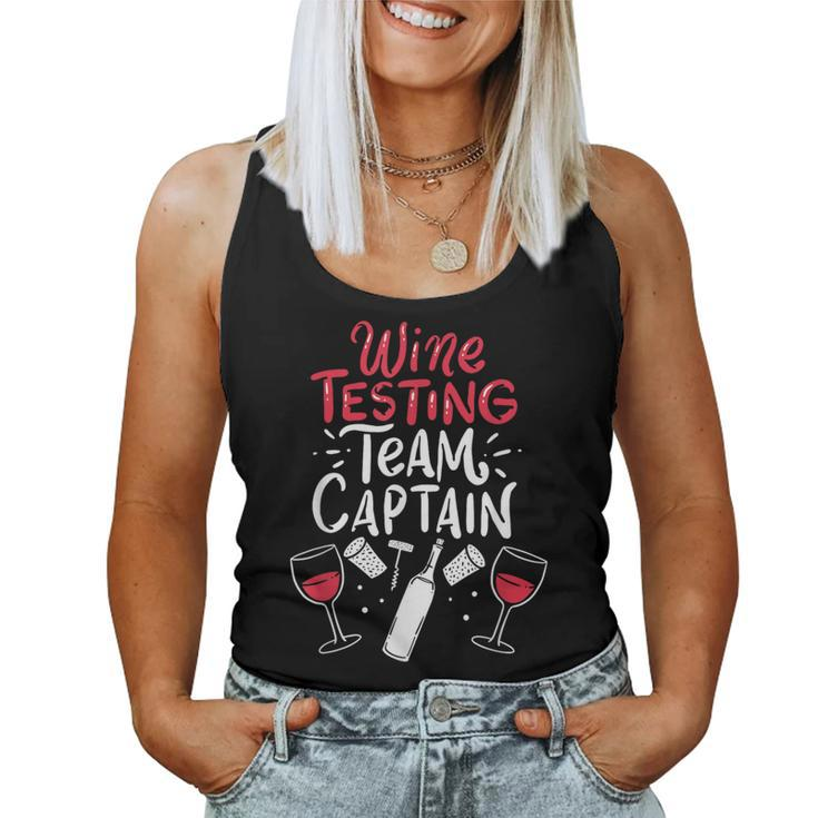 Wine Tasting Team Wine Tasting Team Captain Women Tank Top