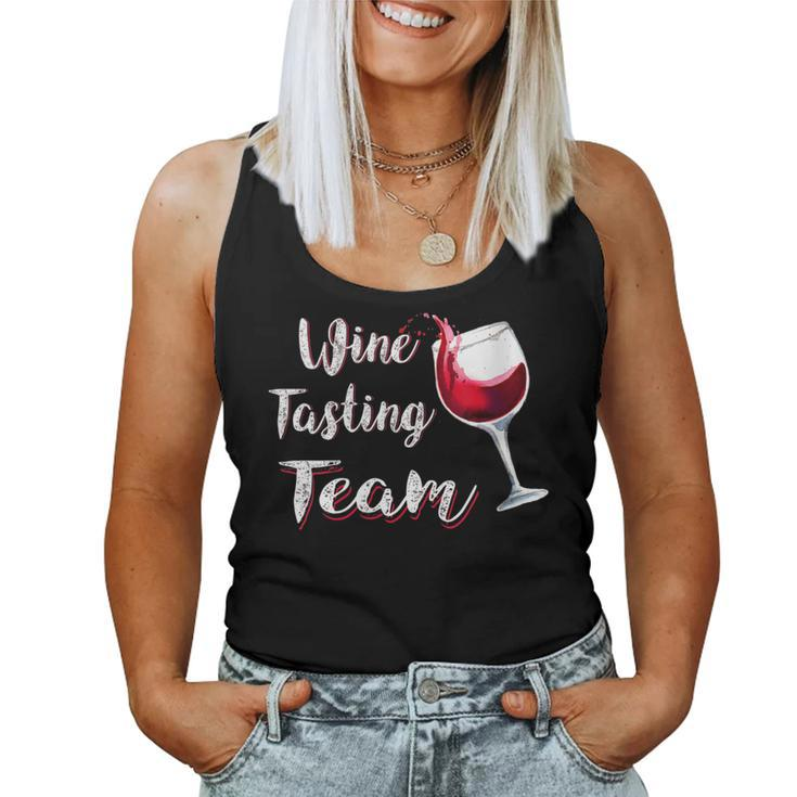 Wine Tasting Team For Need Wine Women Tank Top