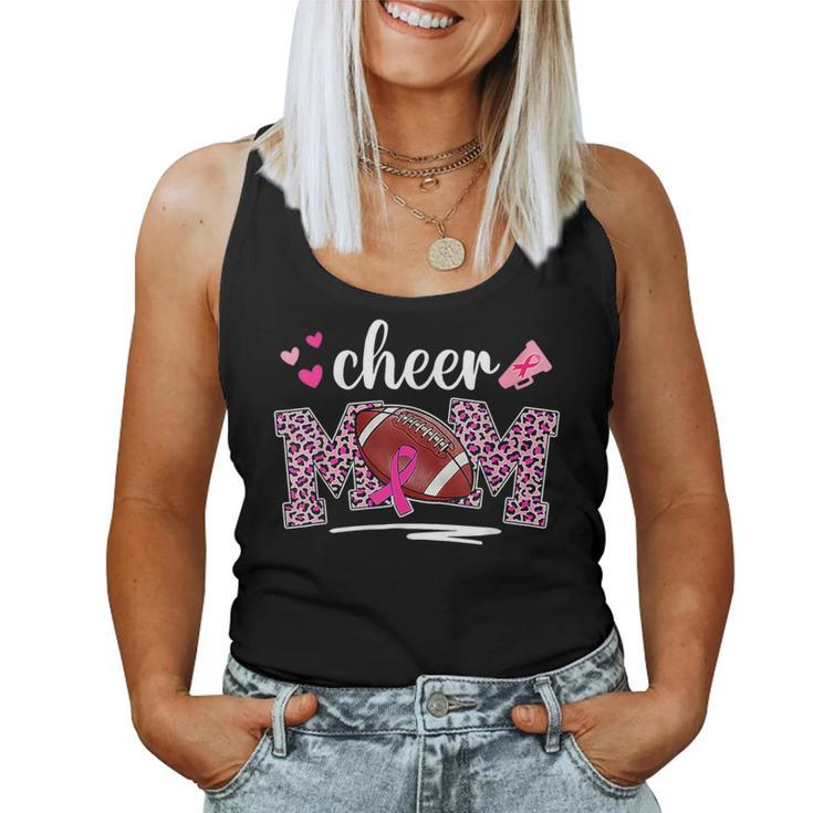 Game Day Football Cheer Mom Pink Leopard Breast Cancer Women Tank Top