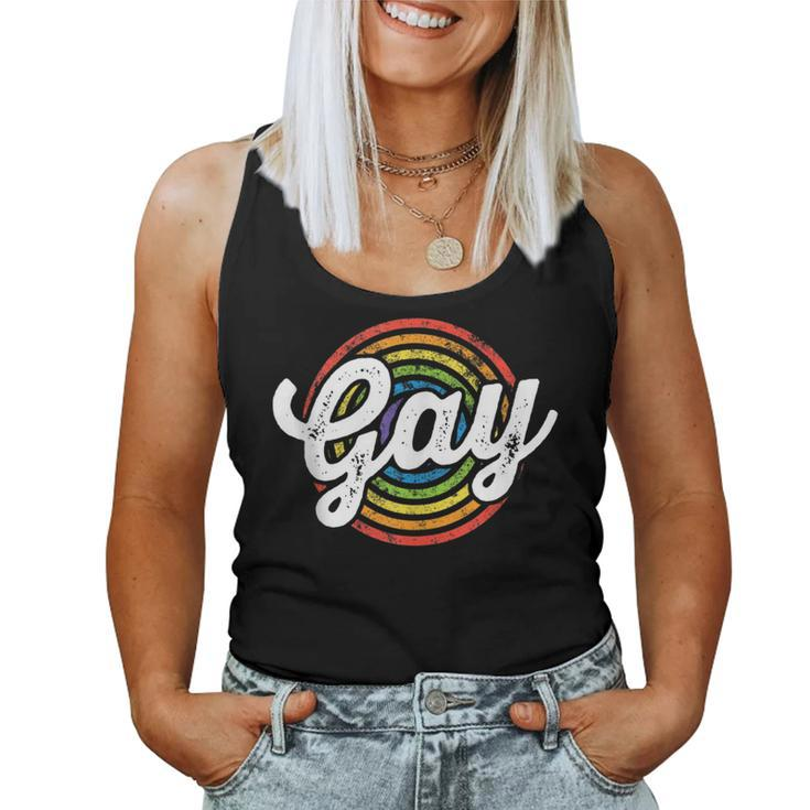 Gay Lgbt Equality March Rally Protest Parade Rainbow Target Women Tank Top