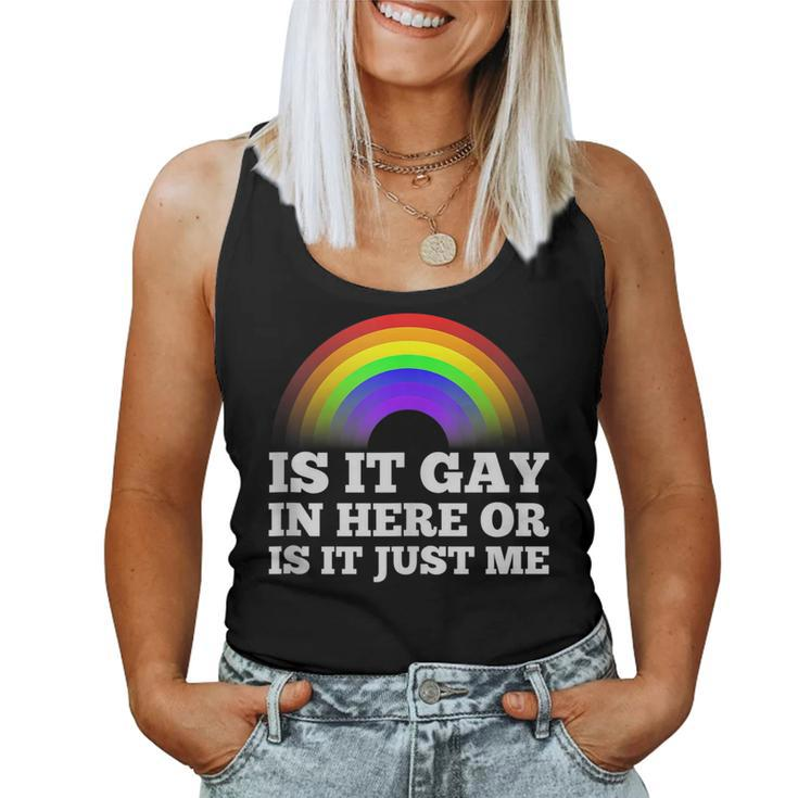Gay For Men Pride Rainbow Stuff Lgbt Women Tank Top