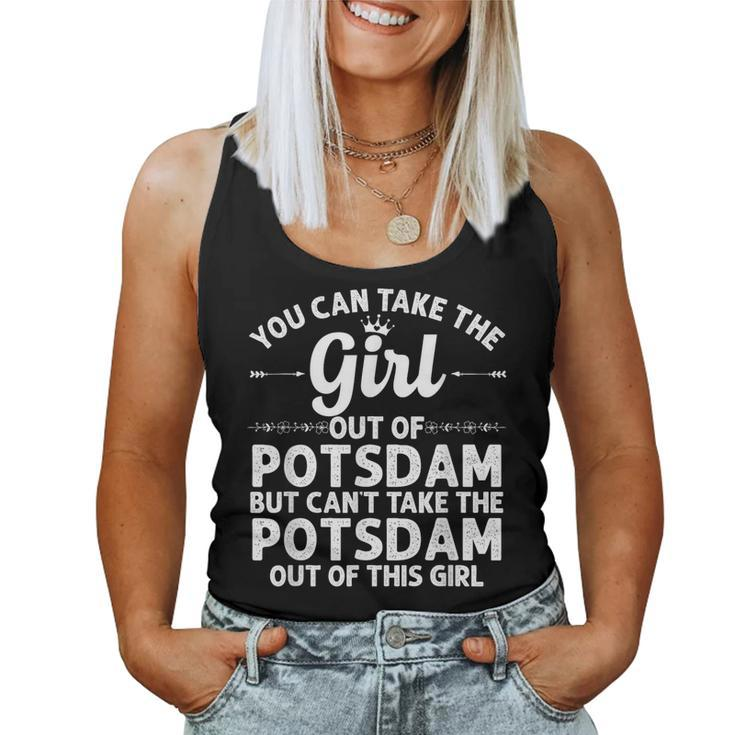 Girl Out Of Potsdam Ny New York Home Roots Usa Women Tank Top