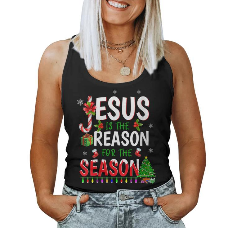 God Jesus Christ Is Reason For The Christmas Season Women Tank Top