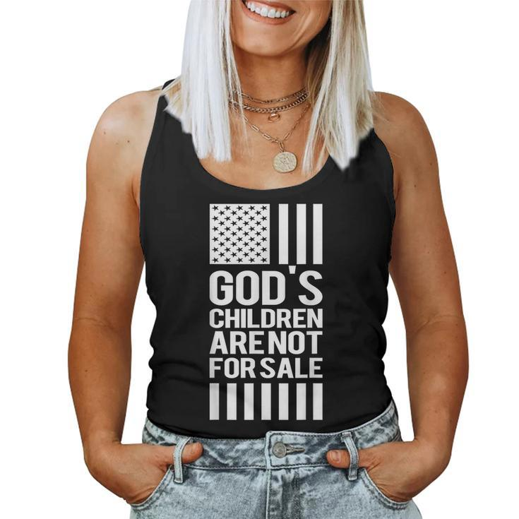 Gods Children Are Not For Sale Jesus Christ Christian Women Tank Top
