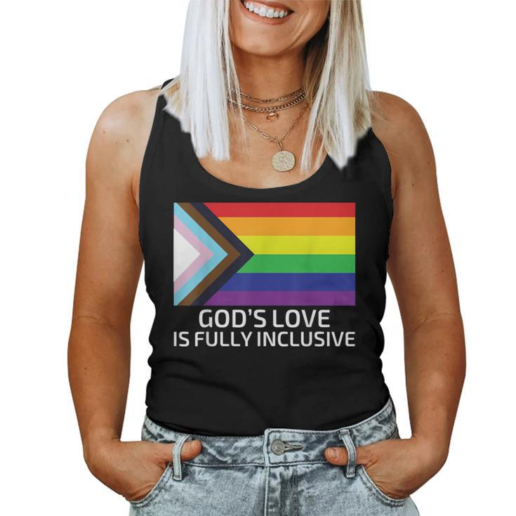 God's Love Is Fully Inclusive Lgbtqia Gay Pride Christian Women Tank Top