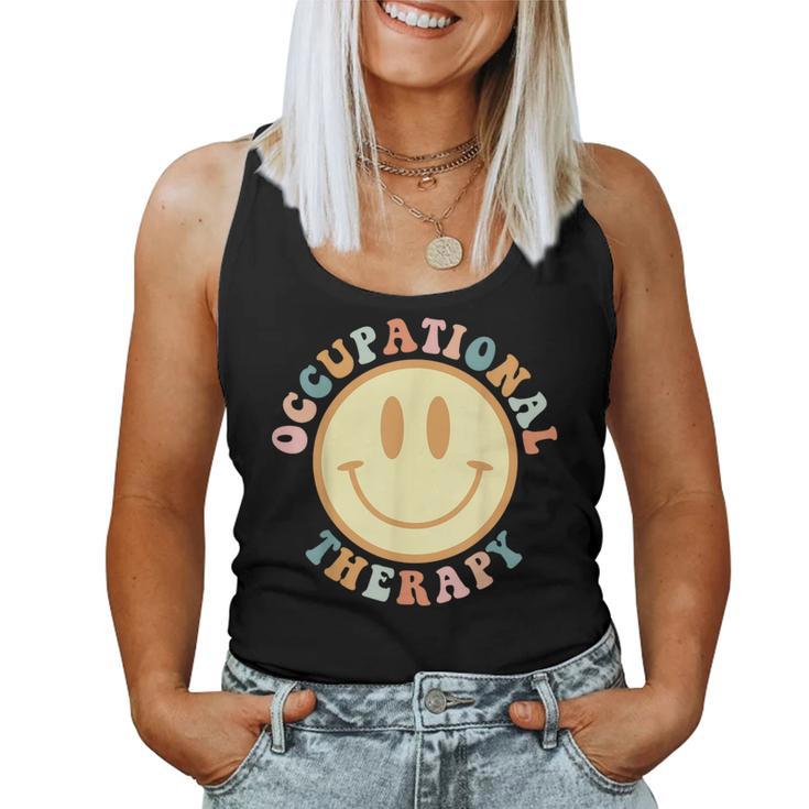 Groovy Occupational Therapy Occupational Therapist Ot Women Tank Top Weekend Graphic