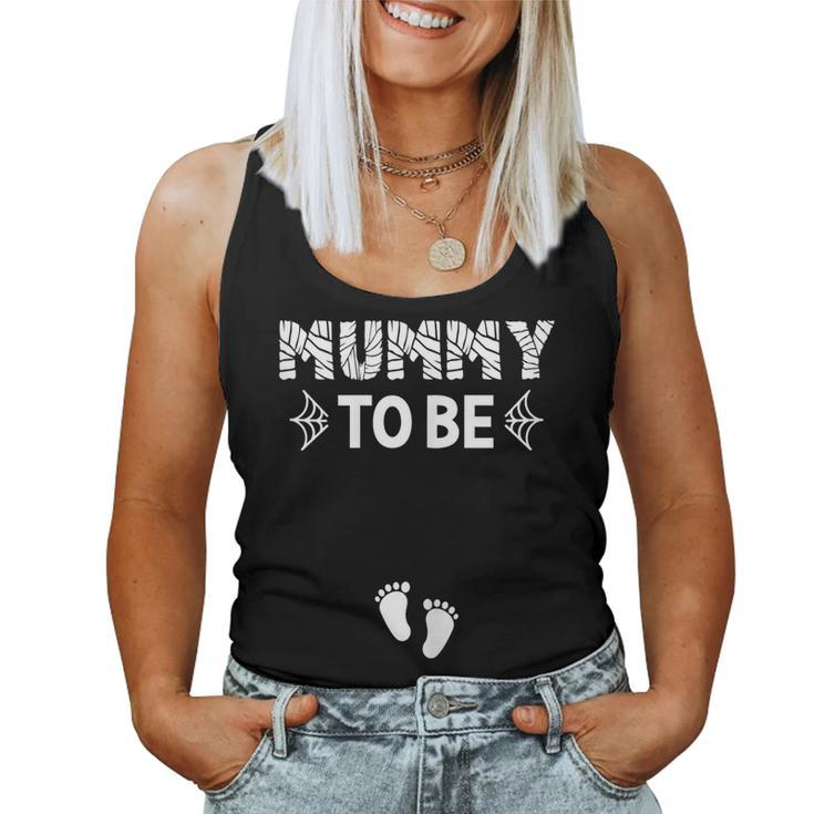 Halloween Pregnancy Announcement Couples Mummy To Be Women Tank Top