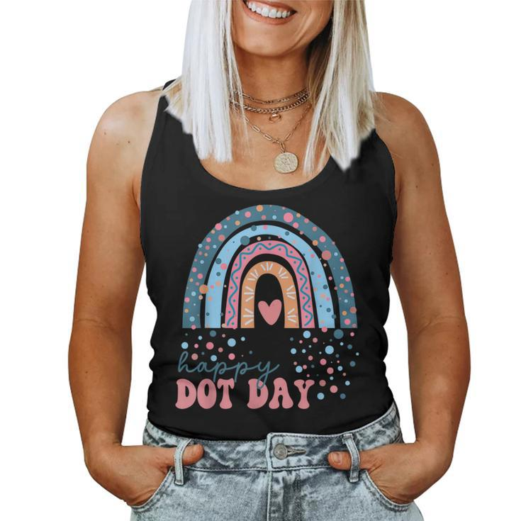 Happy Dot Day 2023 Colorful Rainbow Polka Dot Boys Girls Women Tank Top