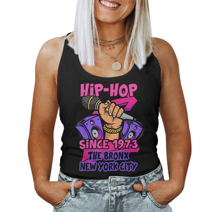 Hip-Hop 50 Years Old Since 1973 The Bronx New York City  Women Tank Top