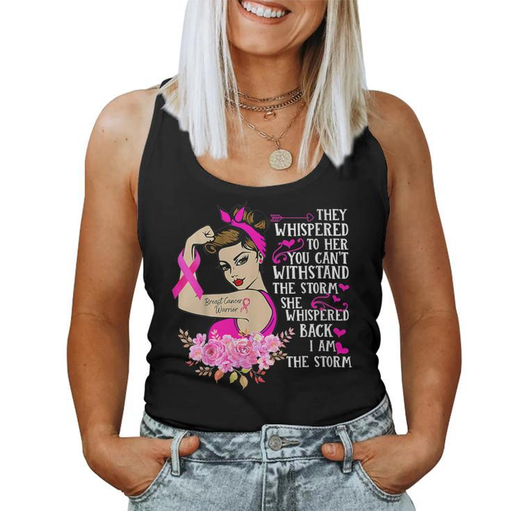 I'm The Storm Strong Breast Cancer Warrior Pink Ribbon Women Tank Top