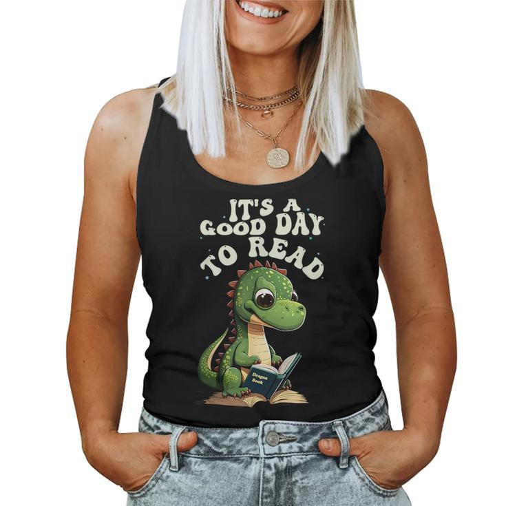 Its A Good Day To Read A Book Teachers Library Book Lovers Women Tank Top